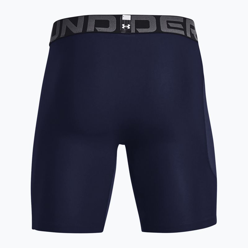 Pantaloncini da allenamento uomo Under Armour HG Armour Shorts midnight navy/white 2