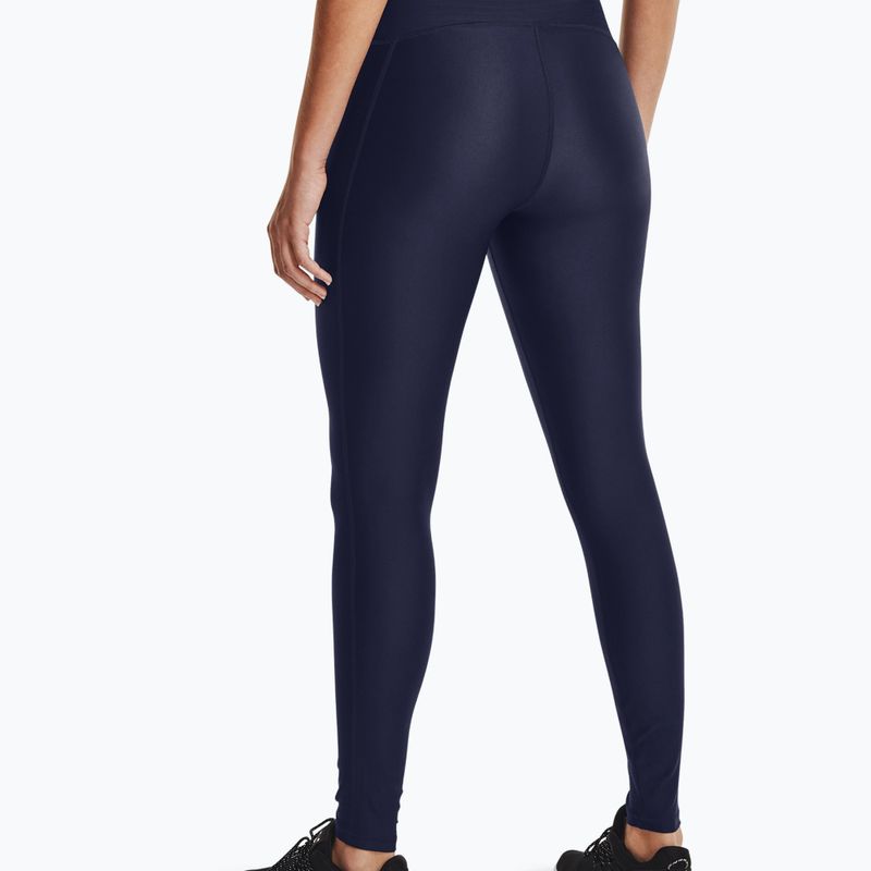 Leggings Under Armour da donna HG Armour HiRise mezzanotte marina/bianco 3