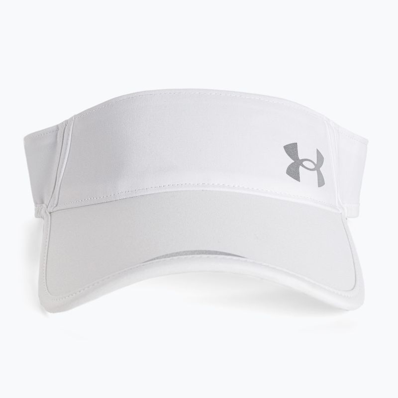 Visiera Under Armour Launch Run Isochill bianca da uomo 4