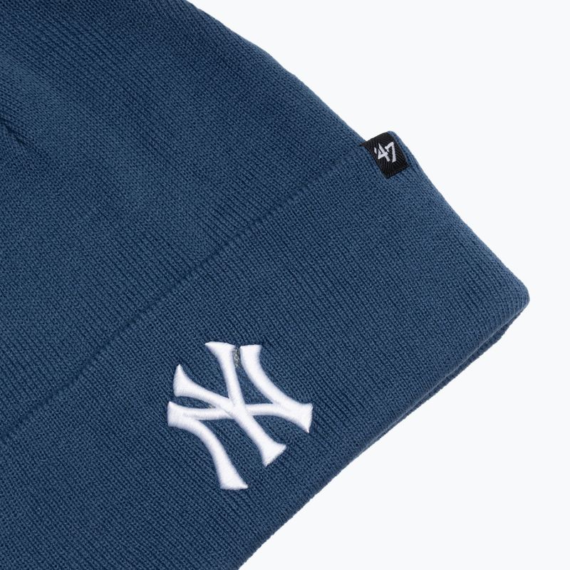 47 Brand MLB New York Yankees Haymaker berretto invernale legname blu 3