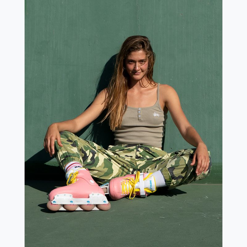 Pattini a rotelle da donna IMPALA Lightspeed Inline Skate rosa giallo 9