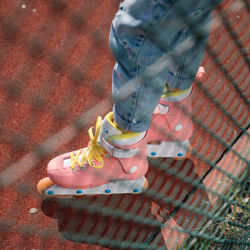 Pattini a rotelle da donna IMPALA Lightspeed Inline Skate rosa giallo 11