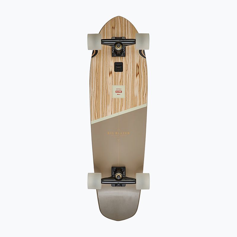 Globe Big Blazer skateboard cruiser in legno d'ulivo/pietra 3