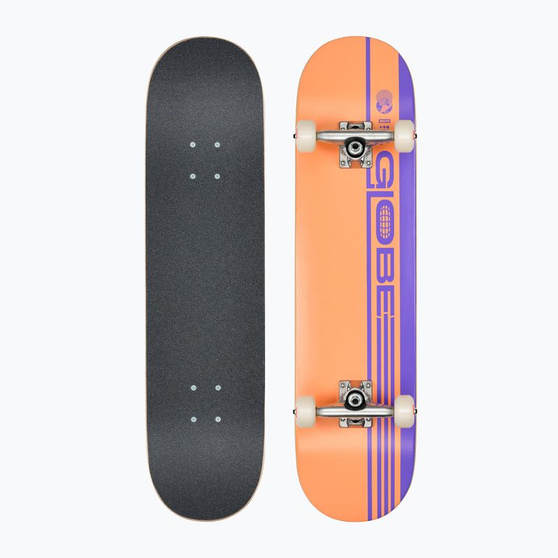 Skateboard classico Globe G0 Strype Hard arancio polveroso/lavanda