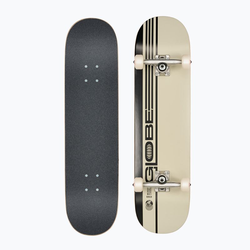 Skateboard classico Globe G0 Strype Hard nero/bianco sporco