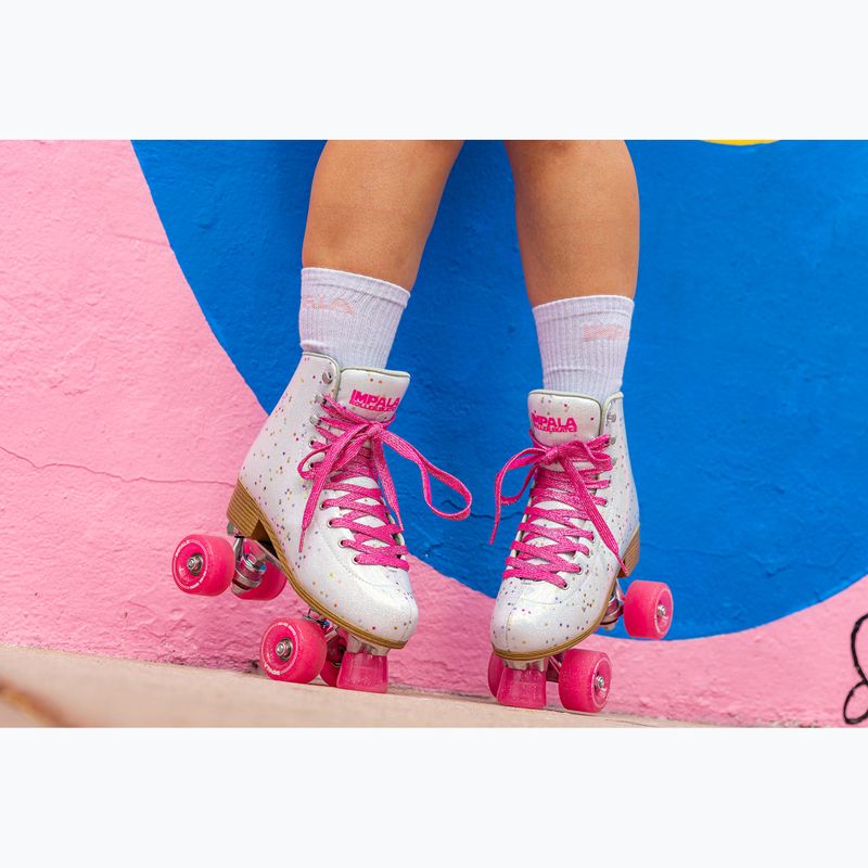 Pattini a rotelle da donna IMPALA Quad Skate confetti 7