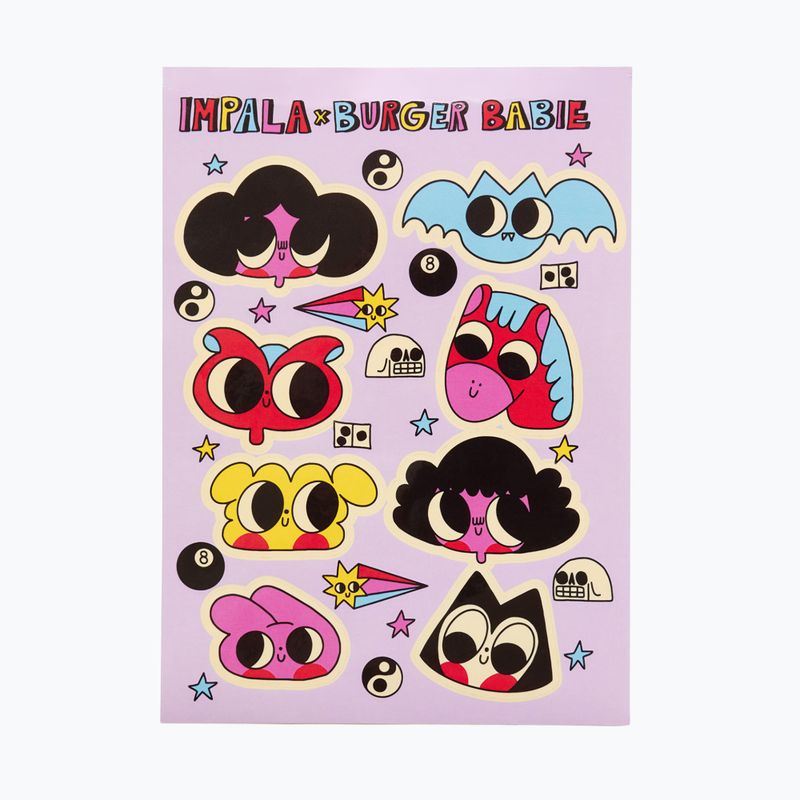 Pattini a rotelle da donna IMPALA Quad Skate burger babie 7