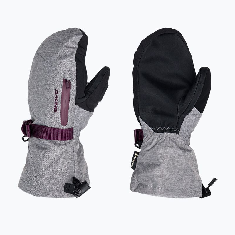 Guanti da snowboard da donna Dakine Sequoia Gore-Tex Mitt grigio argento