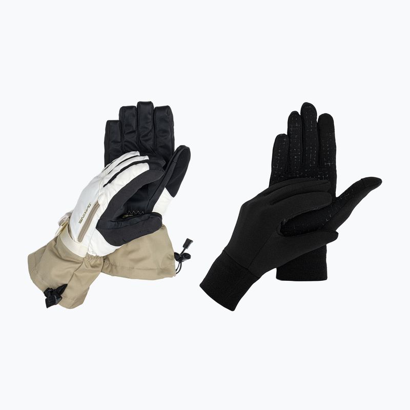 Guanto da snowboard Dakine Sequoia Gore-Tex donna tortora/pietra