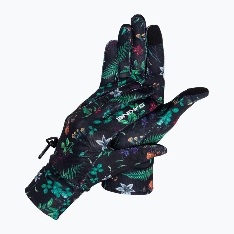 Dakine Rambler Liner, guanti da donna con motivo floreale woodland