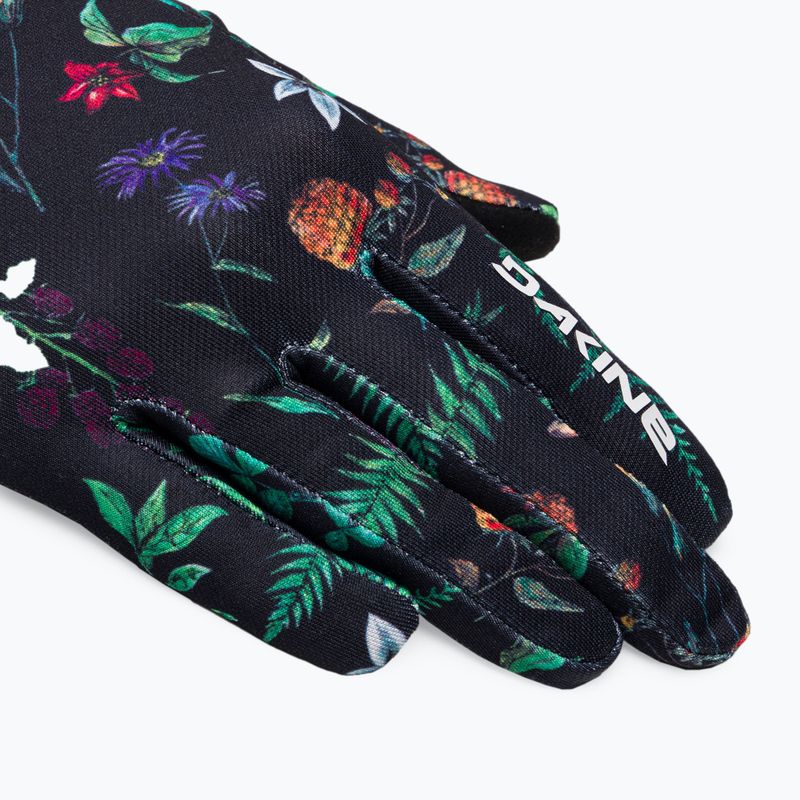 Dakine Rambler Liner, guanti da donna con motivo floreale woodland 4