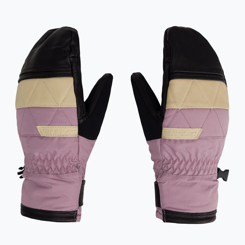 Dakine Fleetwood Mitt guanti da snowboard da donna in sambuco e tortora 3