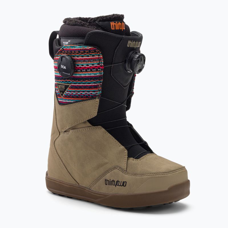 Scarponi da snowboard da donna ThirtyTwo Lashed Double Boa W'S tan/gum