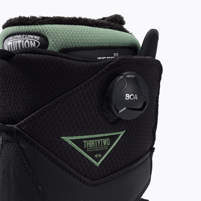 Stivali da snowboard da donna ThirtyTwo Lashed Double Boa W'S nero 7