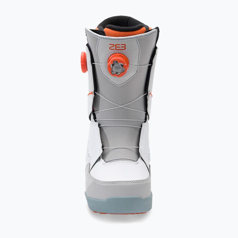 Scarponi da snowboard ThirtyTwo Lashed Double Boa Powell '22 da uomo grigio/bianco/arancio 3