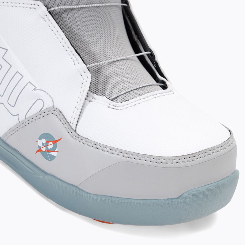 Scarponi da snowboard ThirtyTwo Lashed Double Boa Powell '22 da uomo grigio/bianco/arancio 7