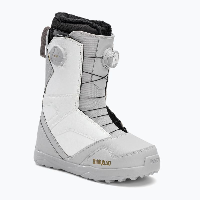 Scarponi da snowboard da donna ThirtyTwo Stw Double Boa W'S '22 grigio/bianco