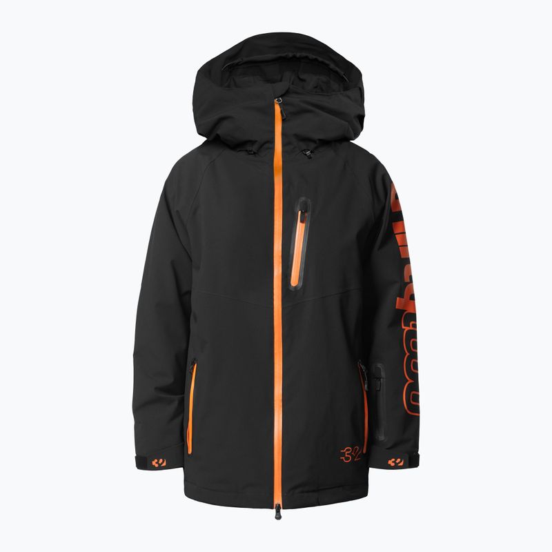 Giacca da snowboard da bambino ThirtyTwo Youth Grasser Insulated nero/arancio