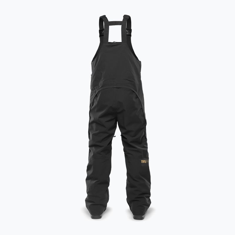 Pantaloni da snowboard da uomo ThirtyTwo Deep Creek Bib nero 2