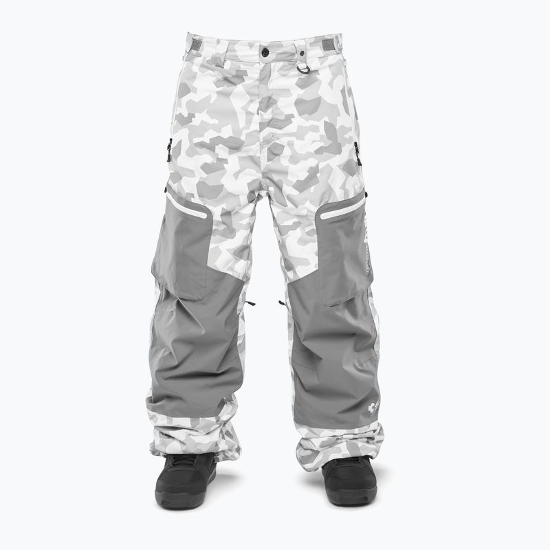 Pantaloni da snowboard da uomo ThirtyTwo TM bianco/camo