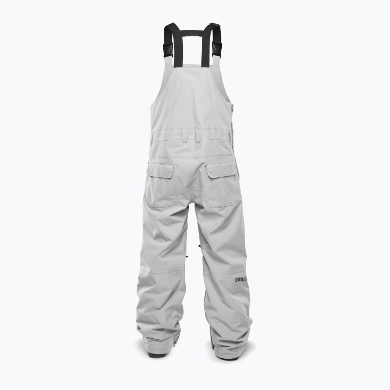 Pantaloni da snowboard da uomo ThirtyTwo Basement Bib charcoal 2