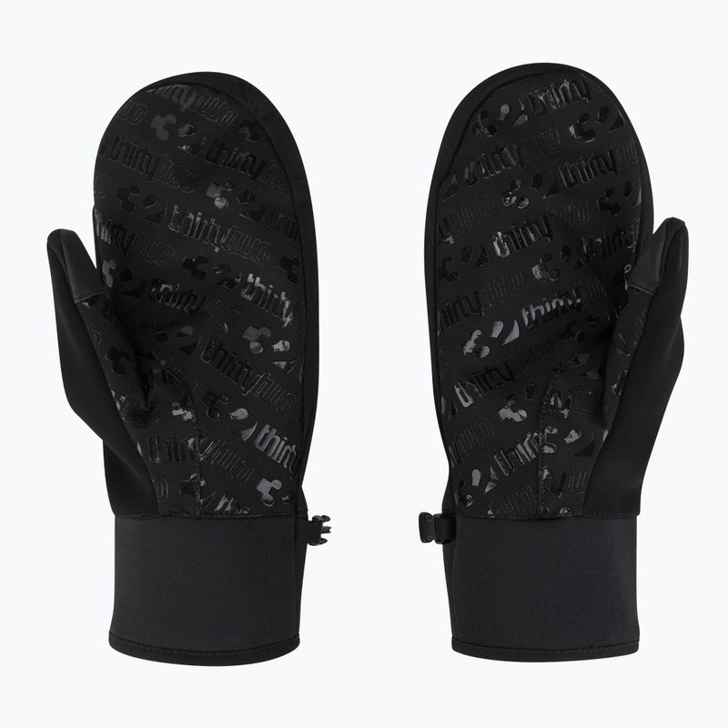 Guanto da snowboard da uomo ThirtyTwo Gateway Mitt nero/verde 3
