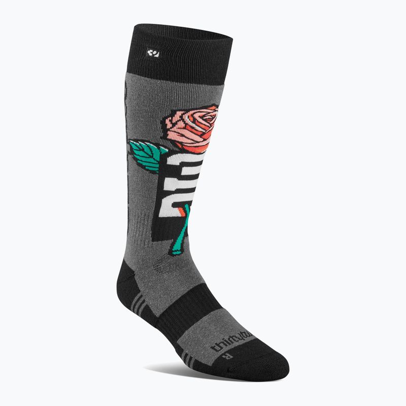 Calze da snowboard ThirtyTwo TM Merino da uomo, nero/carbone