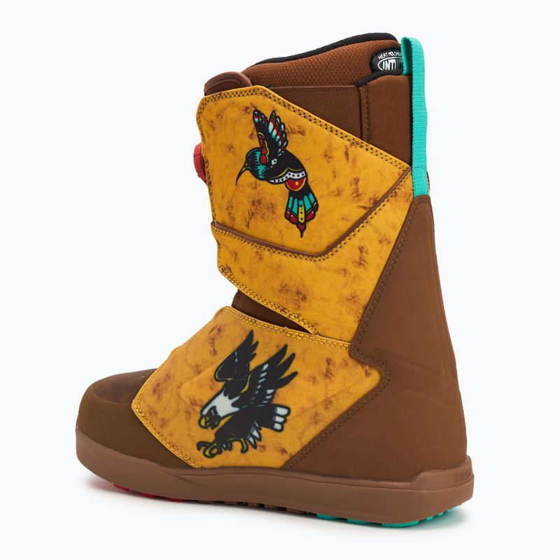 Scarponi da snowboard da uomo ThirtyTwo Lashed Double Boa Fava '24 tobacco 2