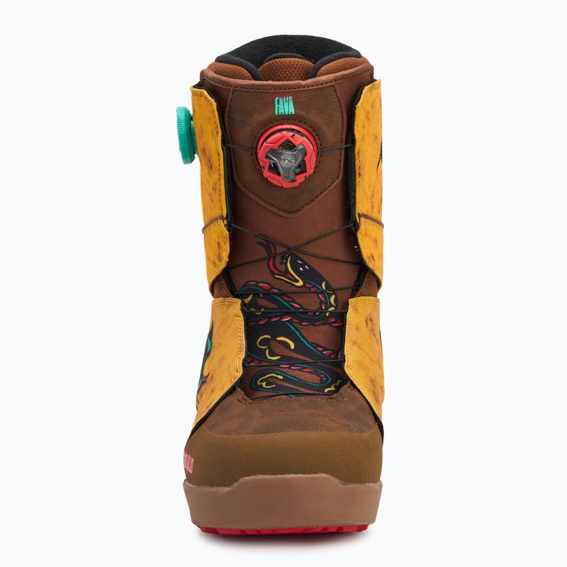 Scarponi da snowboard da uomo ThirtyTwo Lashed Double Boa Fava '24 tobacco 3