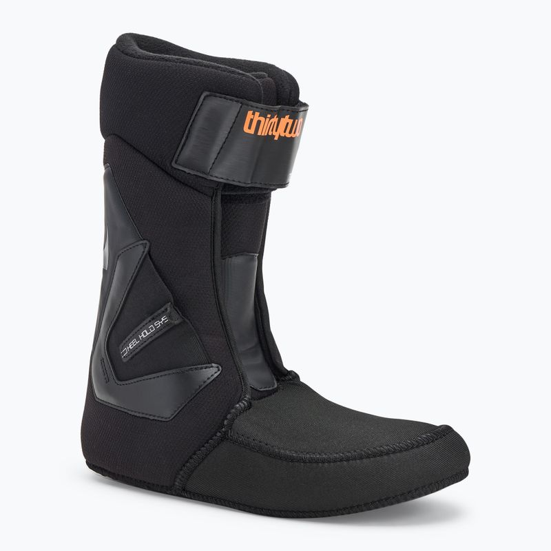 Scarponi da snowboard ThirtyTwo Lashed Double Boa Crab Grab '24 nero/bianco/rosso da uomo 5