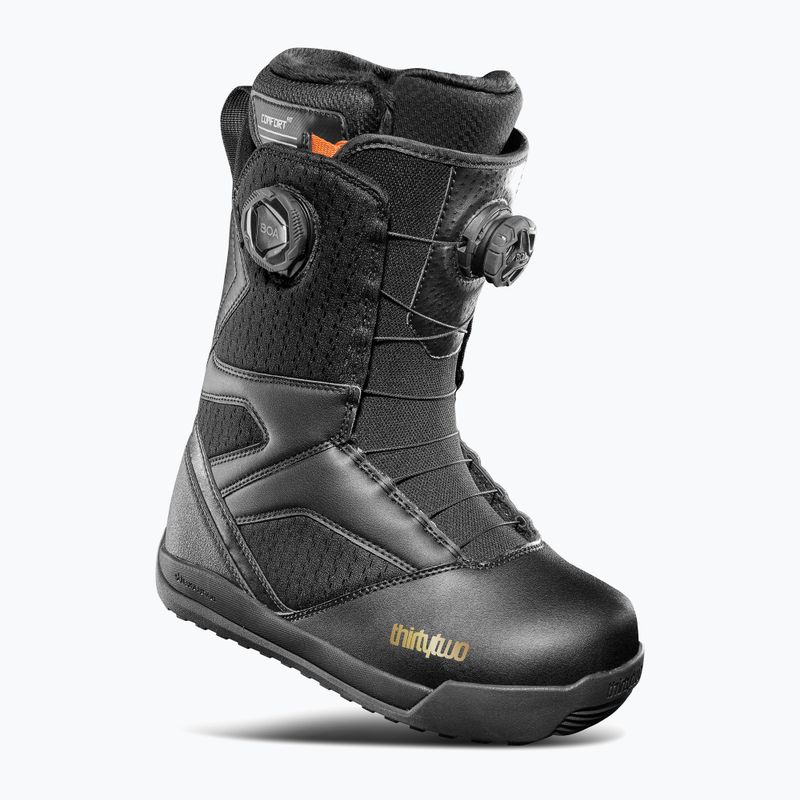 Scarponi da snowboard da donna ThirtyTwo Stw Double Boa W'S '24 nero/oro 6