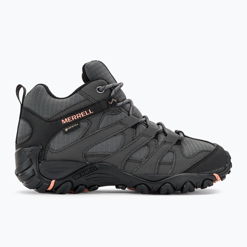 Scarpe da trekking da donna Merrell Claypool Sport Mid GTX grigio/pesca 2