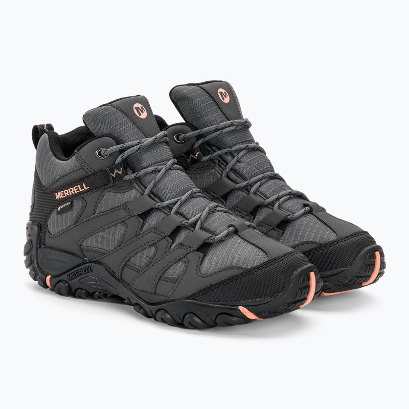 Scarpe da trekking da donna Merrell Claypool Sport Mid GTX grigio/pesca 4