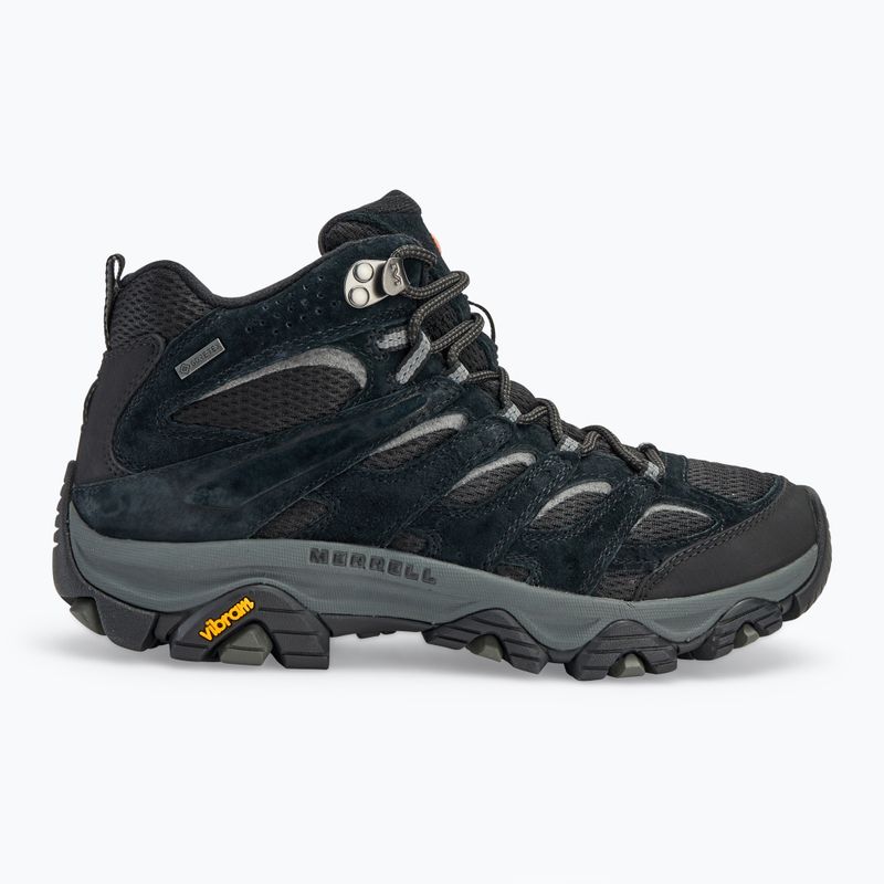 Scarpe da trekking da uomo Merrell Moab 3 Mid Gtx nero/grigio 2