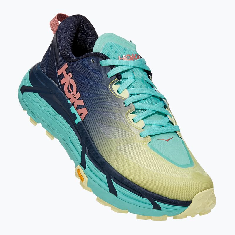 Scarpe da corsa da donna HOKA Mafate Speed 3 nero iris/cascata 8