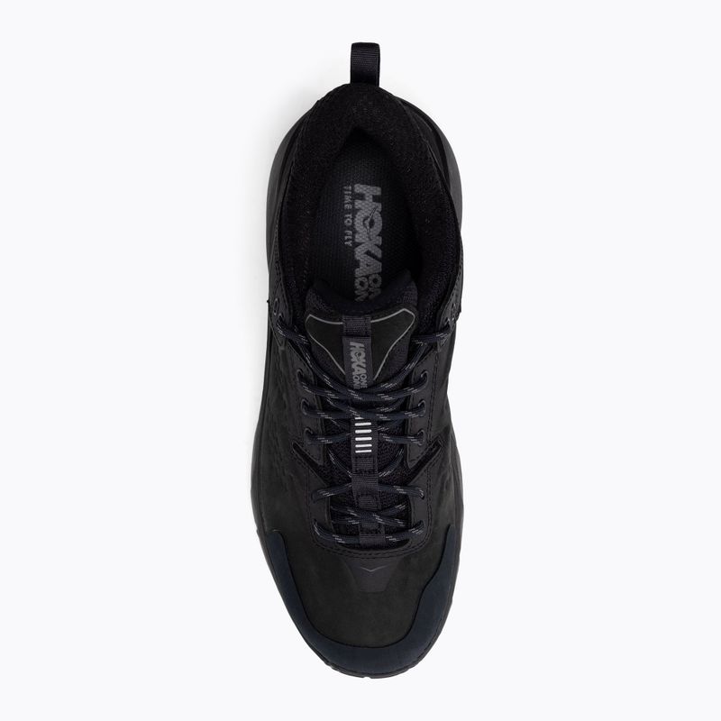 Scarpe da trekking da uomo HOKA Kaha Low GTX nero/grigio carbone 6
