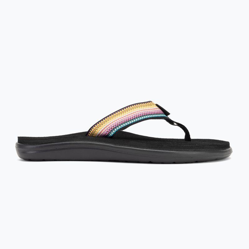 Infradito da donna Teva Voya Flip antiguous nero multi 2