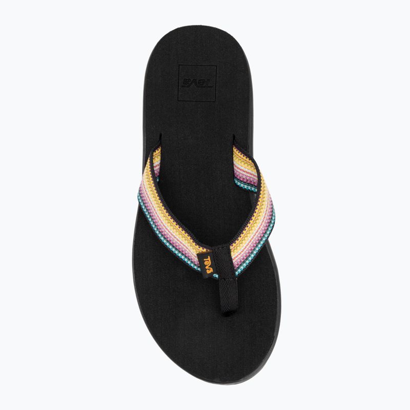 Infradito da donna Teva Voya Flip antiguous nero multi 5