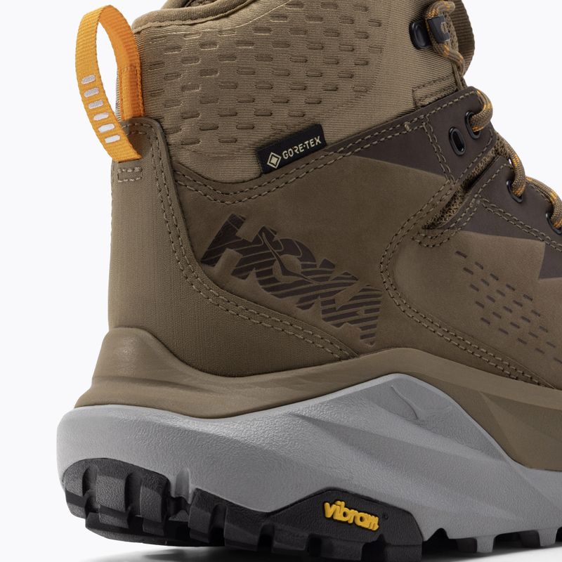 Scarpe da trekking da uomo HOKA Kaha GTX otter/persimmon 7