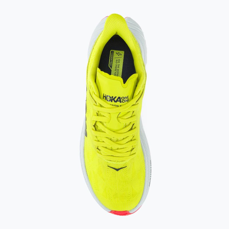 Scarpe da corsa da donna HOKA Carbon X 2 evening primrose/fiesta 7