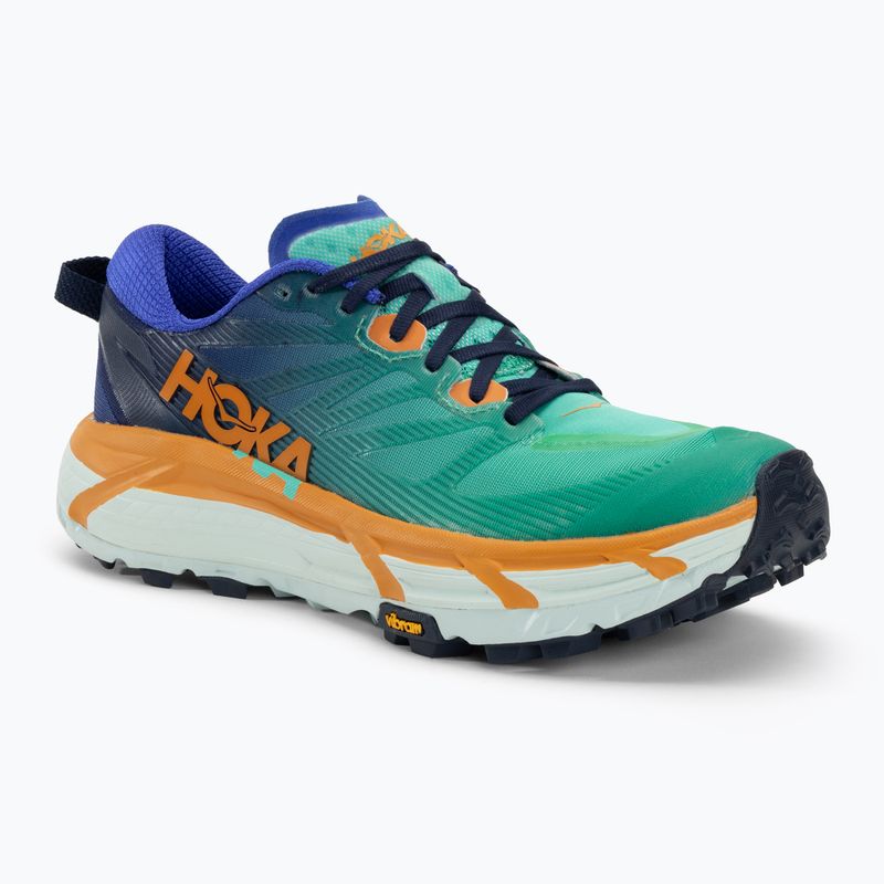 HOKA Mafate Speed 3 scarpe da corsa da uomo blu abbagliante/sole del deserto