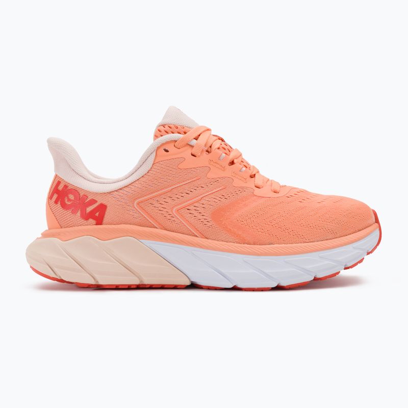 Scarpe da corsa da donna HOKA Arahi 5 cantalupo/peonia argentata 2