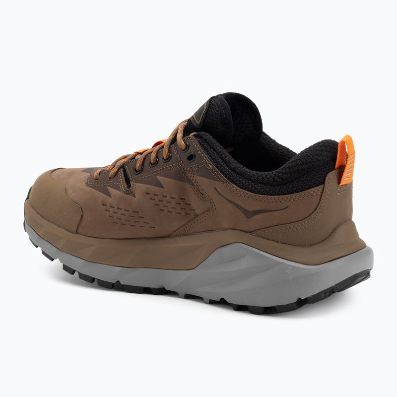 Scarponi da trekking da uomo HOKA Kaha Low GTX otter persimmon/orange 3