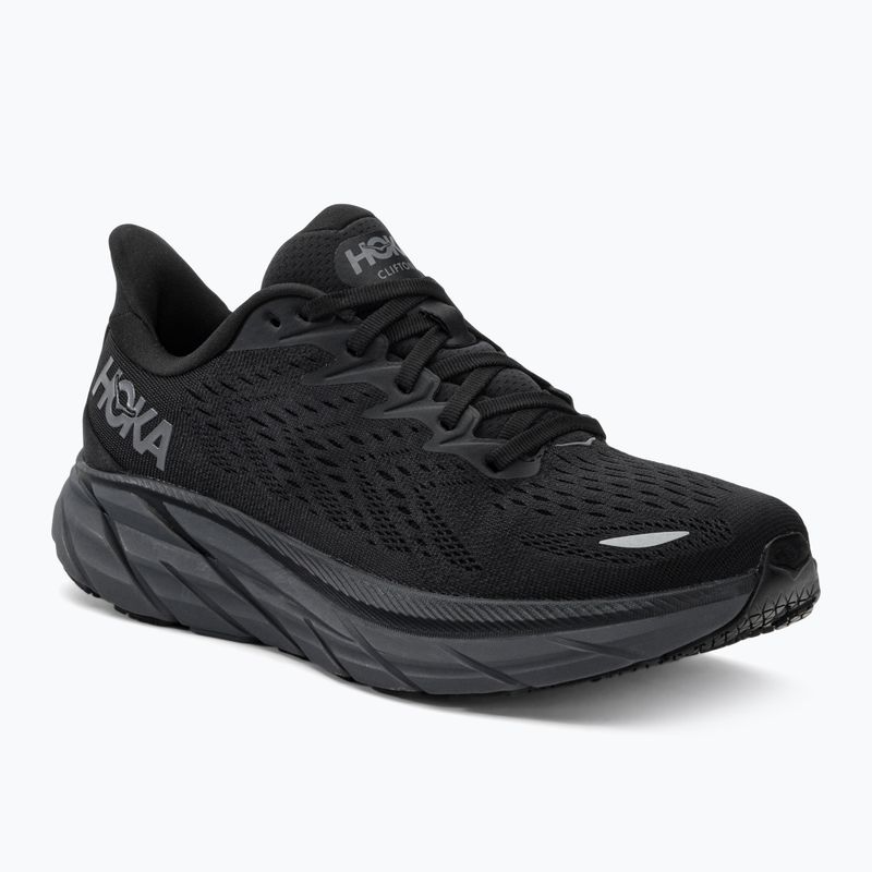 Scarpe da corsa da uomo HOKA Clifton 8 nero/nero