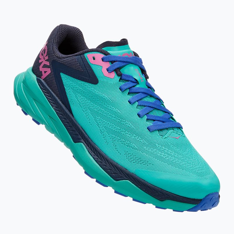 Scarpe da corsa da donna HOKA Zinal atlantis/spazio esterno 8