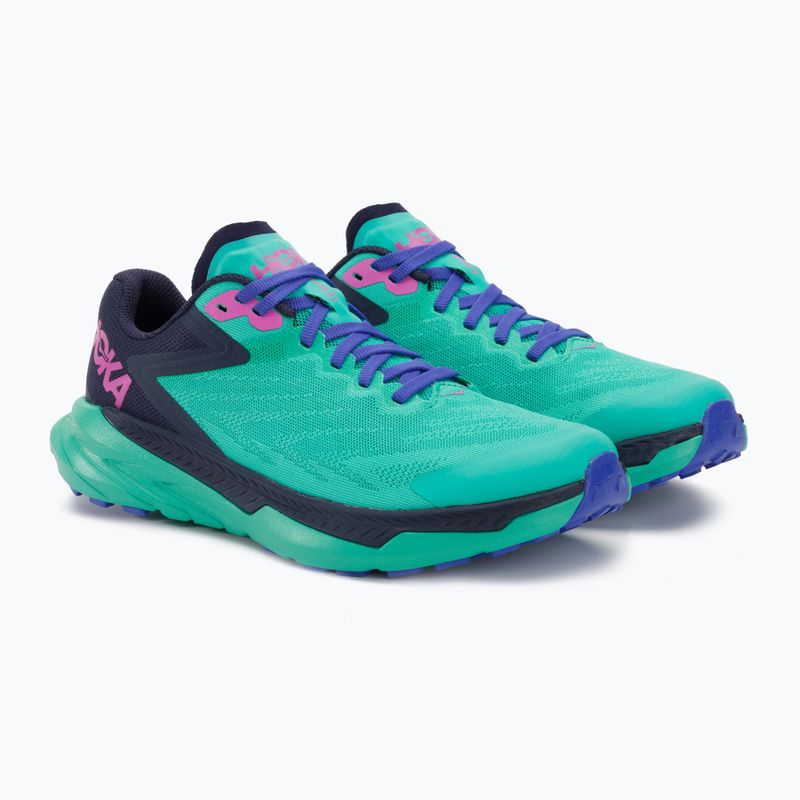 Scarpe da corsa da donna HOKA Zinal atlantis/spazio esterno 4