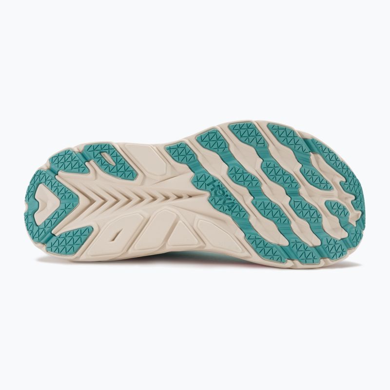 Scarpe da corsa da donna HOKA Clifton 8 Wide aquarelle/eggshell blue 5