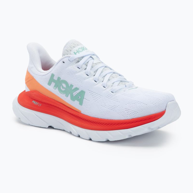 Scarpe da corsa da donna HOKA Mach 4 bianco/fiesta