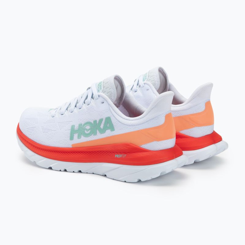 Scarpe da corsa da donna HOKA Mach 4 bianco/fiesta 3