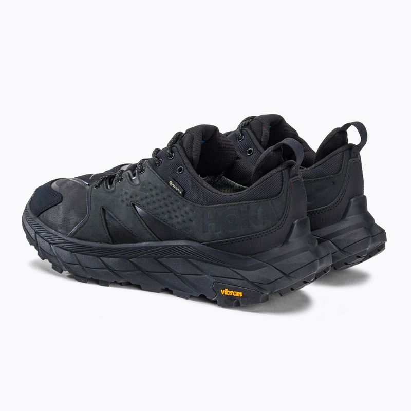 Scarpe da trekking da uomo HOKA Anacapa Low GTX nero/nero 3